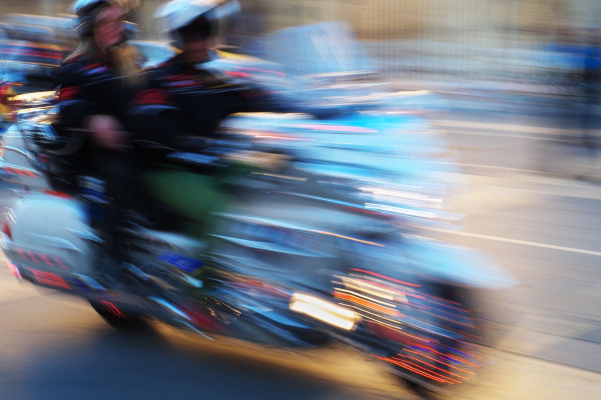 Fotografía captada a baja velocidad para destacar el movimiento