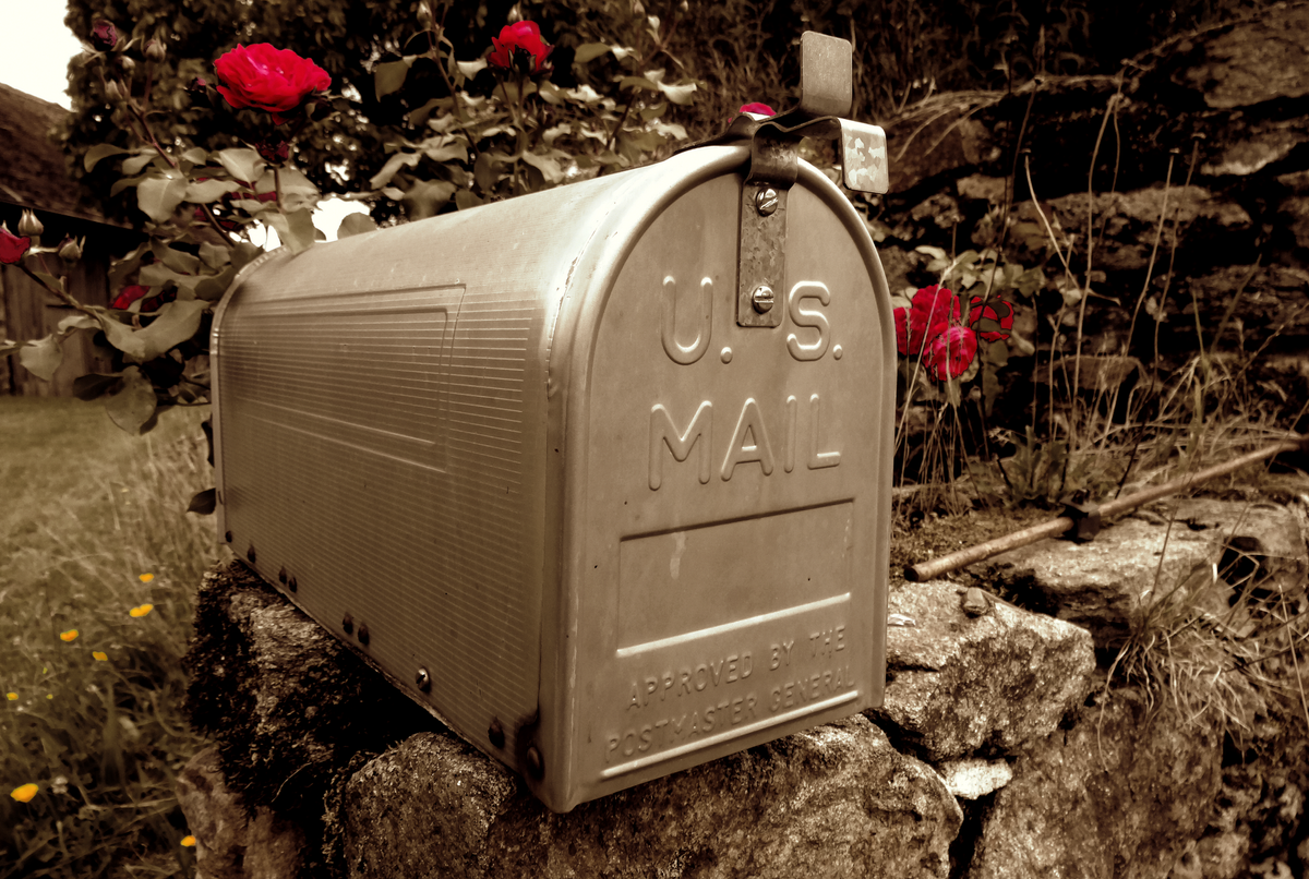 Mail box en Limousin vue de près