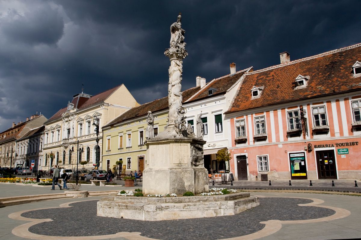 Köszeg is a old town in the mountains , the storm has arrived. Photographer : Attila kiss
