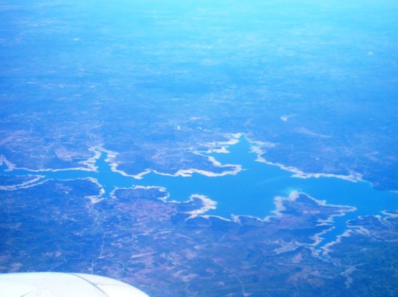 Aerial view somewhere in France