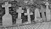 anciennes croix d'un cimetiere dans l'eifel