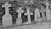 anciennes croix d'un cimetiere dans l'eifel
