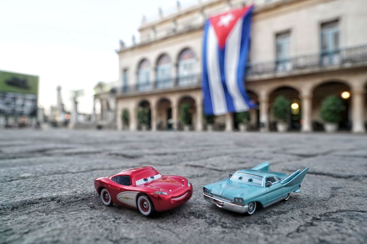 Voitures Disney Cars à Cuba 