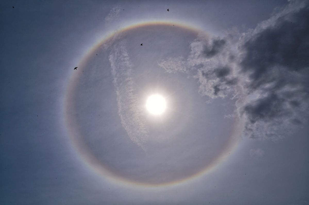 Arc en ciel circulaire cuba