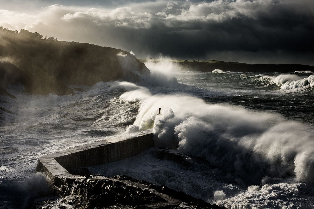 Storm in the Cantabrian Sea