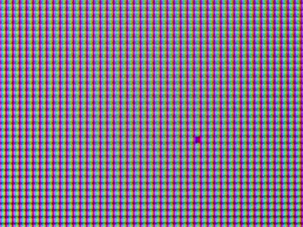 Pixel défectueux rouge
