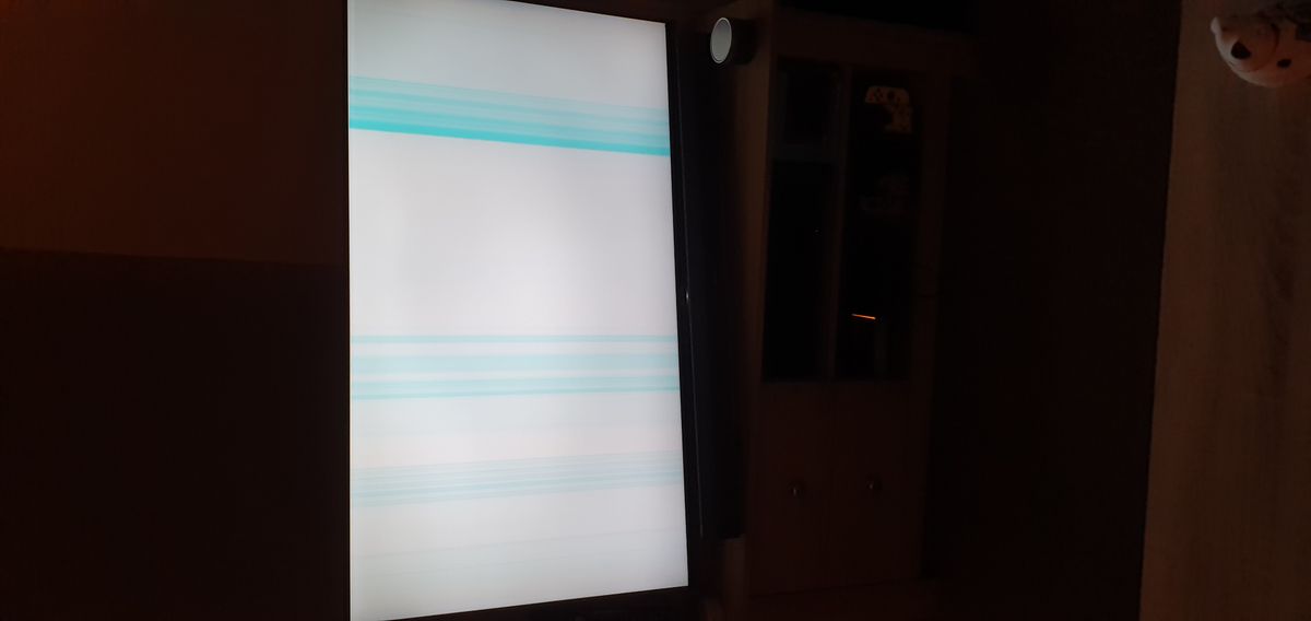 Screen vertical striping