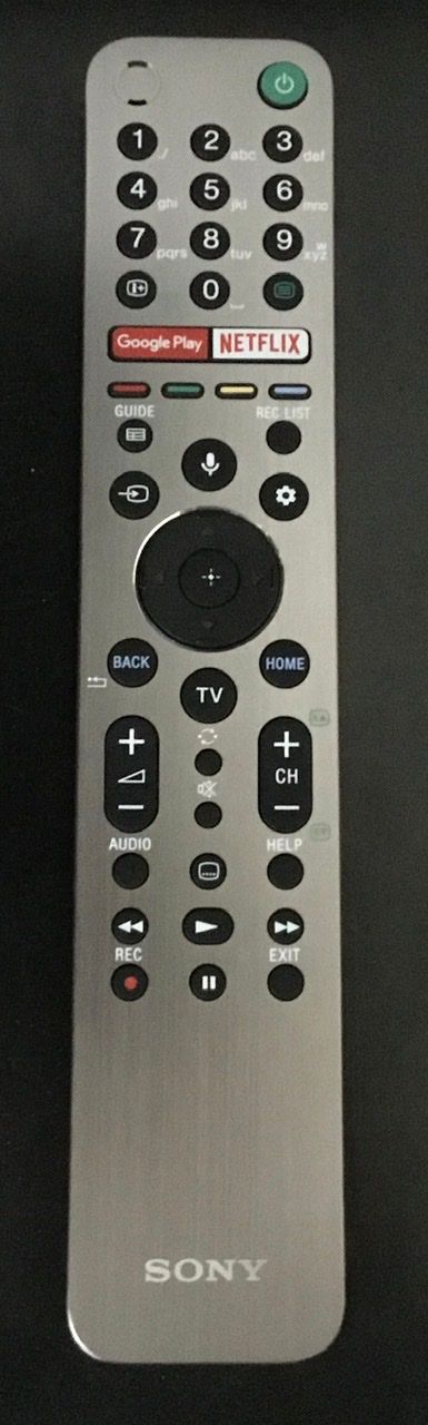 Bravia XG95 (2019) remote